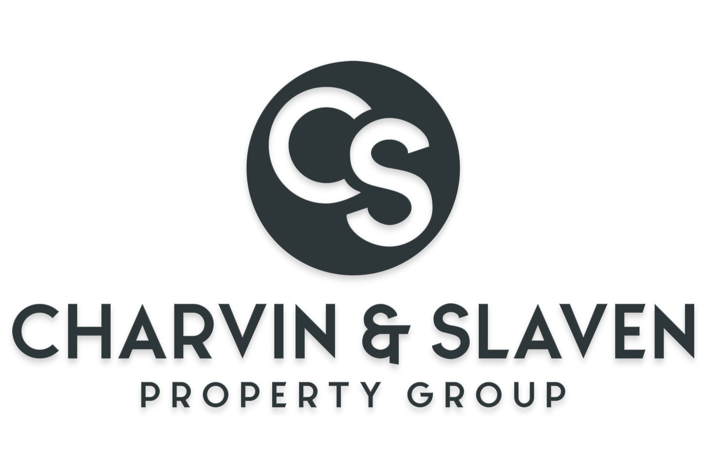 Charvin and Slaven Black and white stacked logo